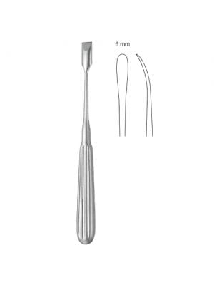 Professional Hospital Furnishings 18.5cm 3mm / Curved Raspatories Sharp Chisel Edge