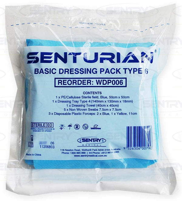 Sentry Medical Dressing Packs Sentry SENTURIAN Basic Dressing Pack