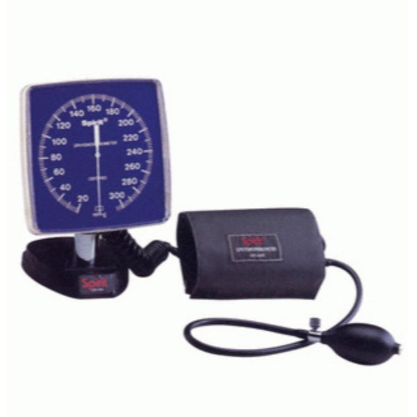 Spirit Medical Desk Sphygmomanometers Spirit Large Blue Face Aneroid Sphygmomanometer CK-143