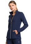 Statement by Cherokee Scrubs Zip Front Jacket