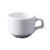 Superwhite Tea Cup Stackable 200ml/7oz