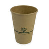 Sustain Bags & Takeaway Brown/Green Sustain Hot Cup Single Wall Aqueous Kraft 12oz