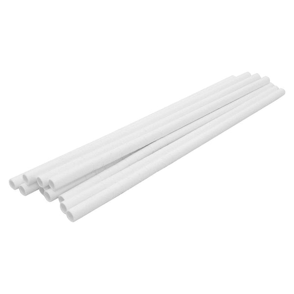 Sustain Bags & Takeaway Sustain Paper Straw Flexible White 210mm