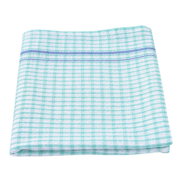 Bev Martin Textiles Cleaning Products 700x450mm / Green Tea Towel Cotton Waffle Check