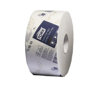 Tork Cleaning & Washroom Supplies Carton of 12 Tork Extra Soft Mini Jumbo Toilet Roll Premium 2Ply