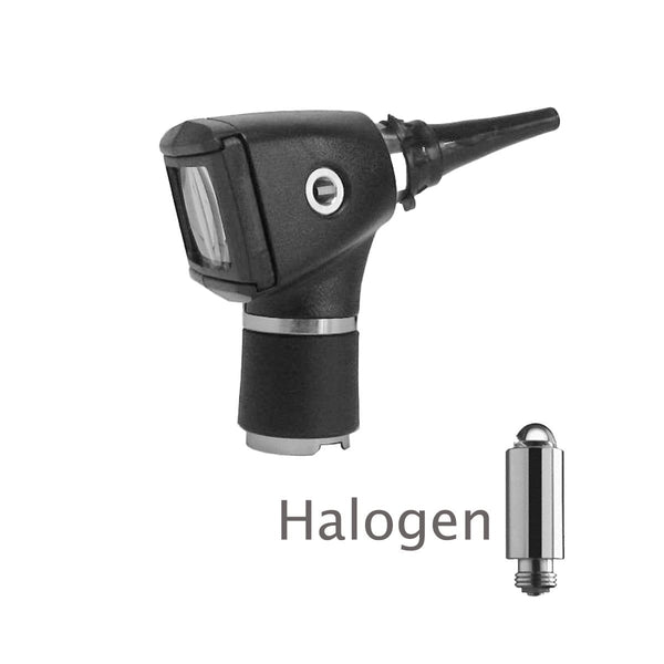 Welch Allyn Otoscopes Halogen / with Throat Illuminator with 4 Reusable Specula Welch Allyn 3.5V Otoscope Heads