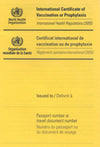 WHO International Vaccination Certicate A/F 2005 Each