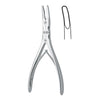 Professional Hospital Furnishings Bone Instruments 18cm / Curved Double Action Zaufal Janseen Bone Rongeur