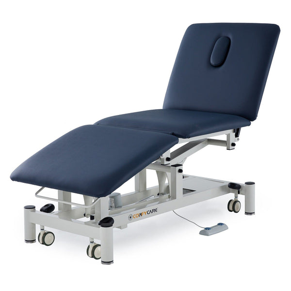 Medshop Australia Navy / Standard 3 Section Electric Medical Examination Couch