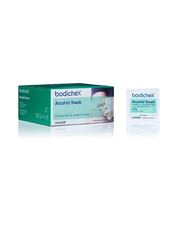 BodiChek Alcohol Swabs Sterile Aaxis Alcohol Swabs