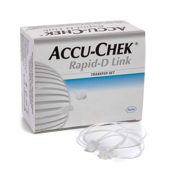 AccuChek Blood Glucose Monitor Accessories Accu-Chek&reg; Rapid D Link Transfer Set 70cm Bx10