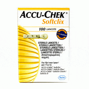 AccuChek Lancets Accu-Chek&reg; Softclix&reg; Lancets 100