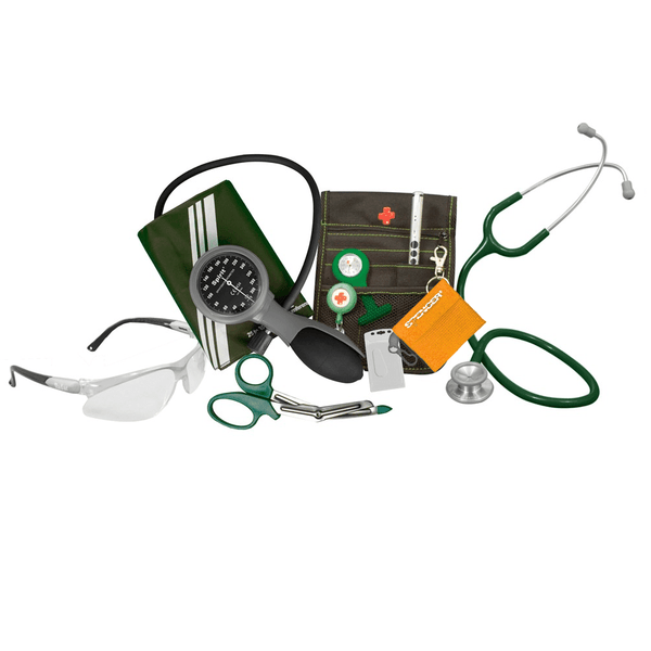 Medshop Paramedic Kits ACU Student Paramedic Kit 3 Green Spirit Stethoscope Palm Style Sphyg