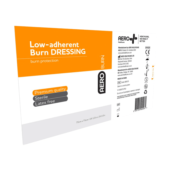 Aero Healthcare Burns Treatment 75cm x 220cm Aeroburn Low Adherent Burn Sheet