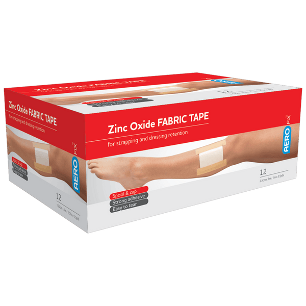 Aero Healthcare Medical Consumables AEROFIX Zinc Oxide Tape 2.5cm x 5M Box/12