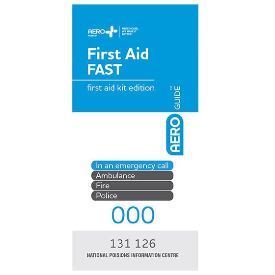 Aero Healthcare Stationary AEROGUIDE First Aid Leaflet
