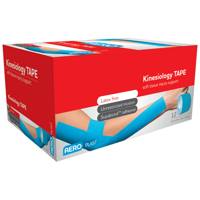 Aero Healthcare Medical Consumables AEROPLAST Kinesiology Tape 5cm x 5M Box/12