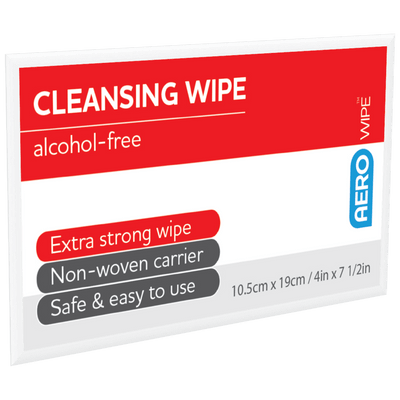 Aero Healthcare Wipes AEROWIPE Alcohol-Free Cleansing Wipes