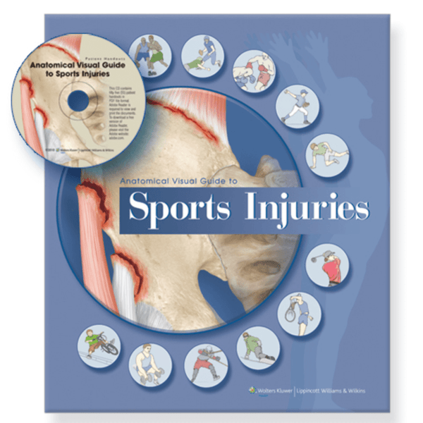 Anatomical Chart Company Books Anatomical Visual Guide to Sports Injuries