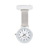 Annieapple Aurora White/Silver Mesh Nurse Fob Watch