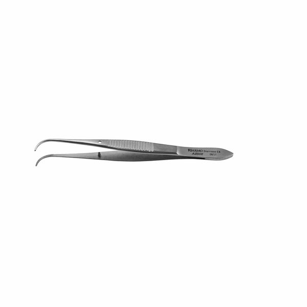 Armo Forceps 10cm / Full Curved / 1x2 Teeth Armo Graefe Iris Forceps