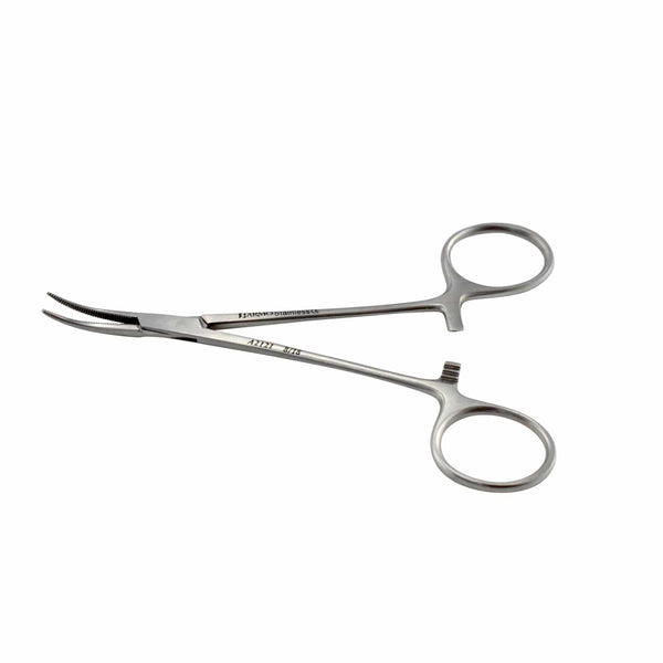 Armo Forceps 12.5cm / Curved / Standard Armo Halsted Mosquito Forceps