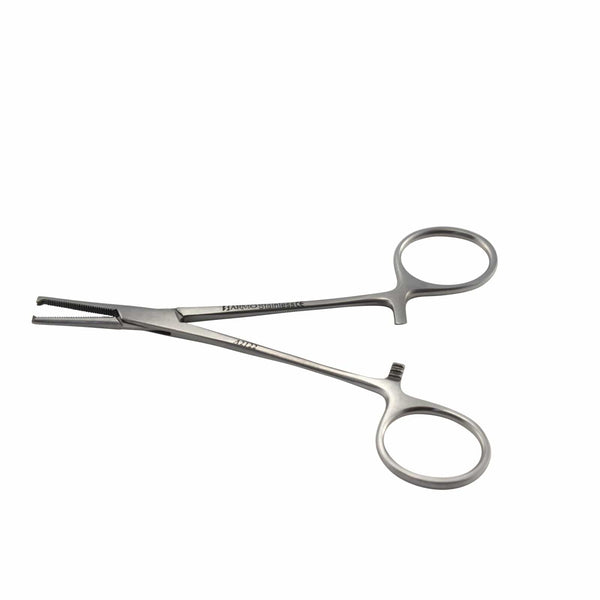 Armo Forceps 12.5cm / Straight / 1x2 Teeth Armo Halsted Mosquito Forceps