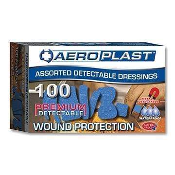Aero Healthcare First Aid Plasters Assorted Adhesive Plasters Blue  AD1006
