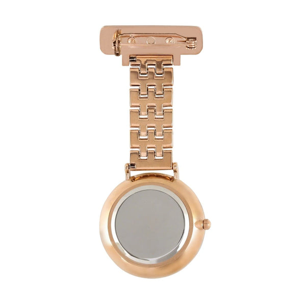 Annie Apple Fob Watches Aurora Grey/Rose Gold Link Fob Watch