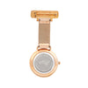 Annie Apple Fob Watches Aurora Grey/Rose Gold Mesh Nurse Fob Watch