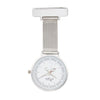 Annie Apple Fob Watches Aurora White/Silver Mesh Nurse Fob Watch