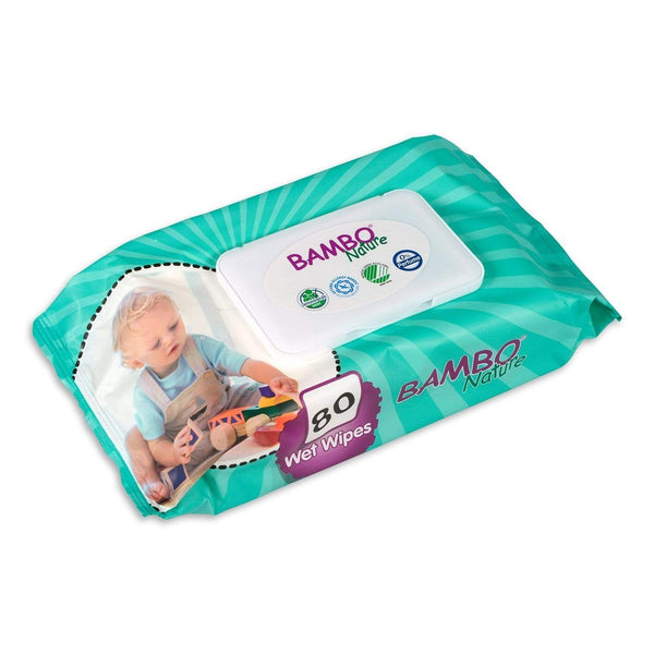 Abena 16x19 80/Pk Bambo Nature Baby Wipes