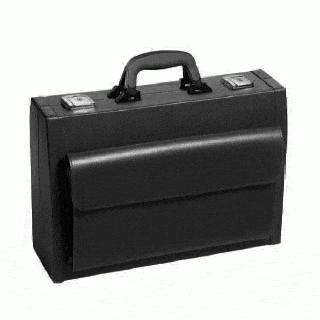 Karl Bollmann GmbH & Co. KG Bollmann Piccola Leatherette Bag Black 41x28x13