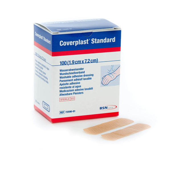 BSN Medical First Aid Plasters 7.2cm x 1.9cm / Sterile / Box/50 BSN Medical Coverplast Standard