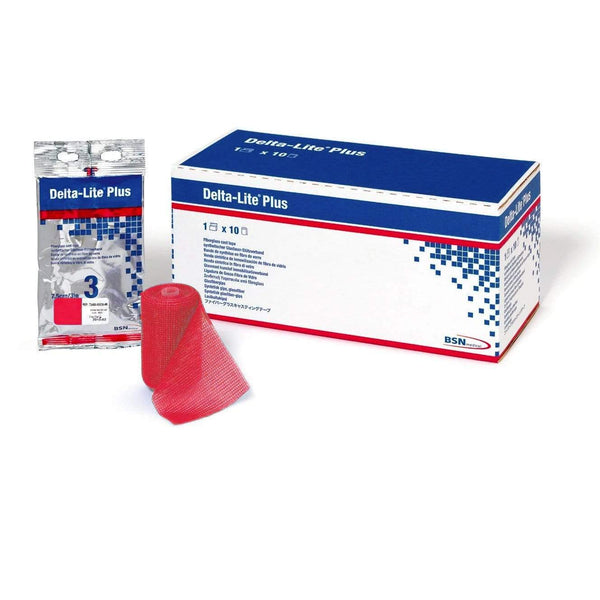BSN Medical Synthetic Casting 10cm x 3.6m / Red BSN Medical Delta-Lite Plus