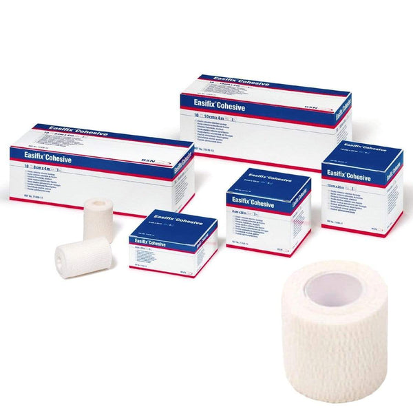 BSN Medical Cohesive Bandages 10cm x 2m(4m) BSN Medical Easifix Cohesive Latex Free