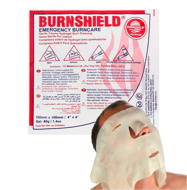 Burnshield Face Masks 20cm x 45cm / Sterile BURNSHIELD Face Mask