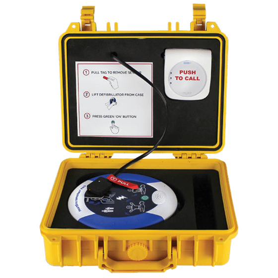 CardiAct Defibrillator Cases Cabinets CARDIACT Connect Rugged Module Case