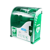 CARDIACT Green Outdoor Alarmed AED Cabinet 42 x 38 x 15cm