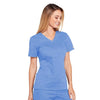 Cherokee Scrubs Top Cherokee Core Stretch 4710 Scrubs Top Womens V-Neck Ceil Blue