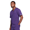 Cherokee Scrubs Top Cherokee Core Stretch 4725 Scrubs Top Unisex V-Neck Grape