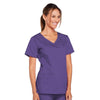 Cherokee Scrubs Top Cherokee Core Stretch 4727 Scrubs Top Womens V-Neck Grape