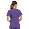 Cherokee Scrubs Top Cherokee Core Stretch 4727 Scrubs Top Womens V-Neck Grape