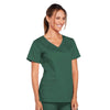 Cherokee Scrubs Top Cherokee Core Stretch 4727 Scrubs Top Womens V-Neck Hunter Green