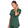 Cherokee Scrubs Top Cherokee Core Stretch 4727 Scrubs Top Womens V-Neck Hunter Green