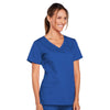 Cherokee Scrubs Top Cherokee Core Stretch 4727 Scrubs Top Womens V-Neck Royal