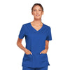 Cherokee Scrubs Top 2XL Cherokee Core Stretch 4727 Scrubs Top Womens V-Neck Royal