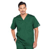 Cherokee Core Stretch 4743 Scrubs Top Mens V-Neck Hunter Green