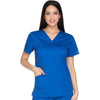 Cherokee Scrubs Top 2XL Cherokee Core Stretch WW630 Scrubs Top Womens V-Neck Royal