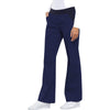 Cherokee Flexibles 1031 Scrubs Pants Womens Mid Rise Knit Waist Pull-On Navy